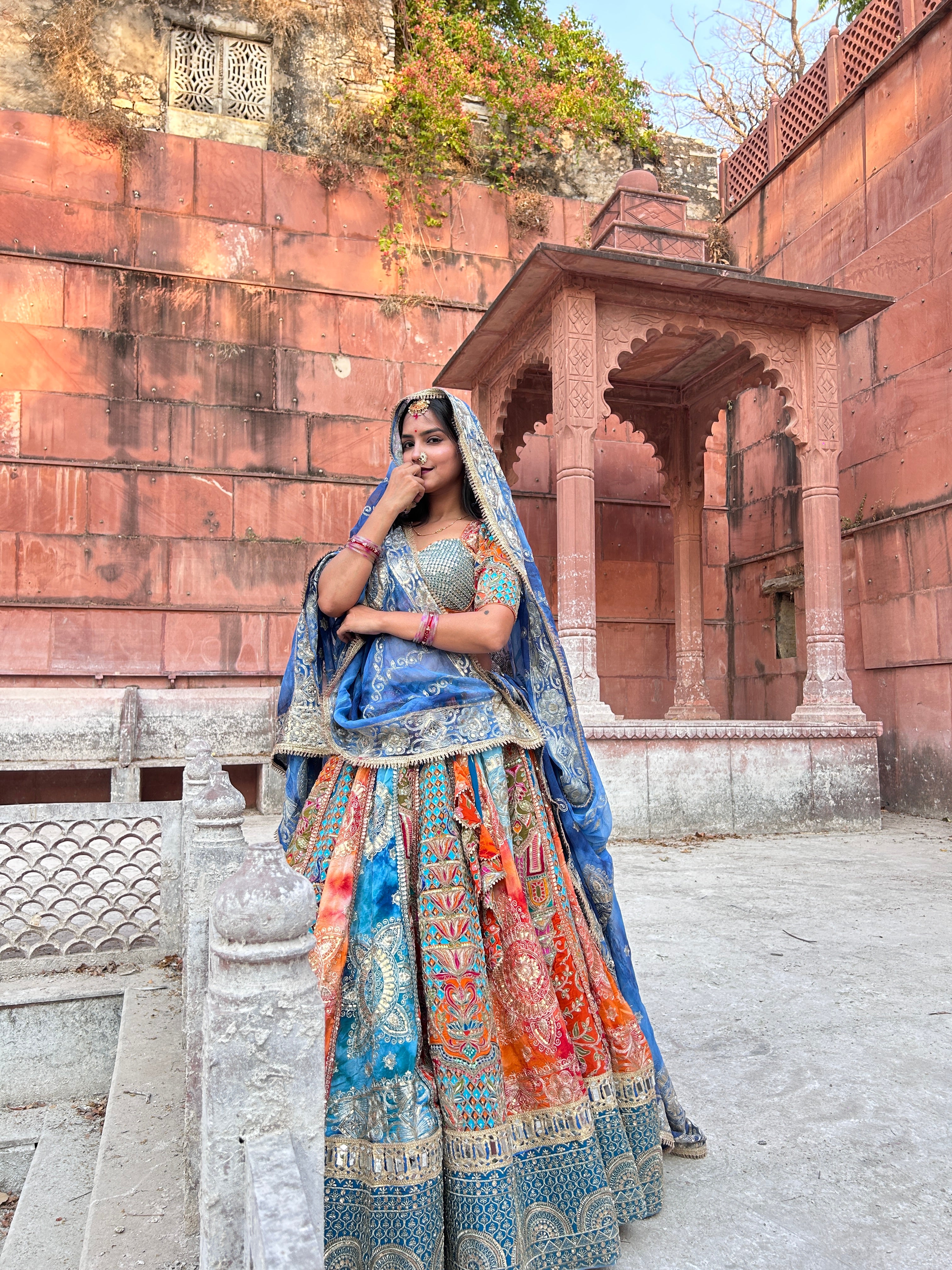 Zariya Multicolor Designer Lehenga | Royal Ethnic Wedding & Festive Wear