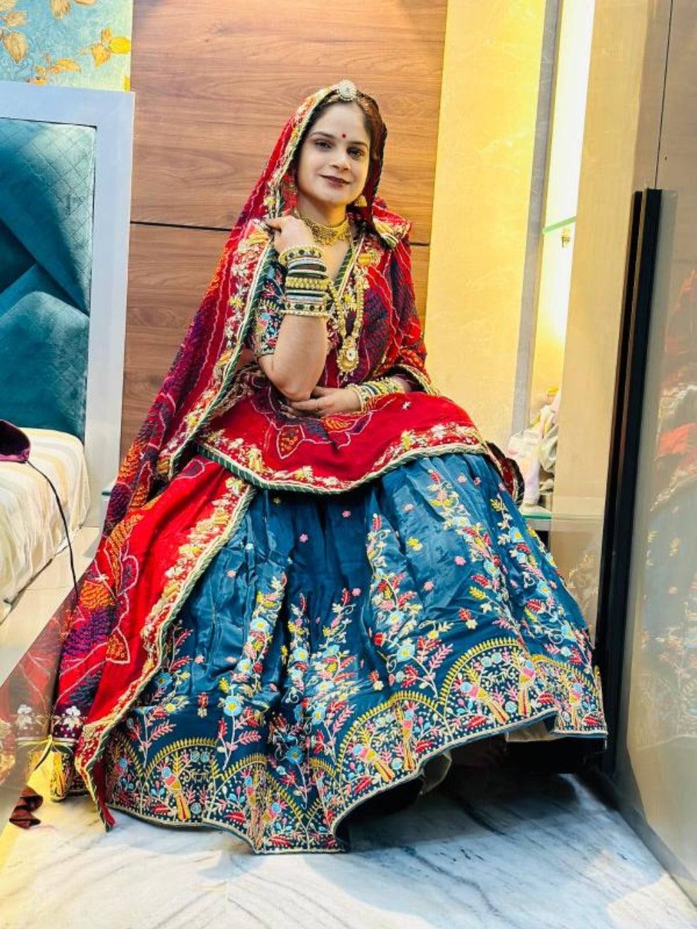 Premium  Rajputi Lehenga with Heavy Jardosi Work |Radhika Boutique