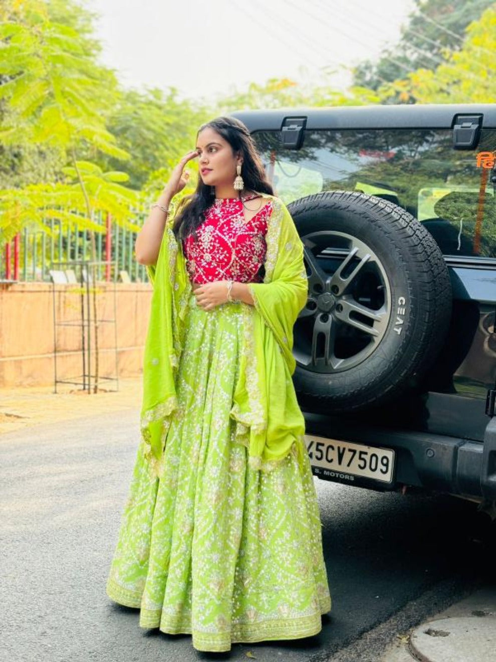 Designer Embroidered Lehenga  | Radhika Boutique