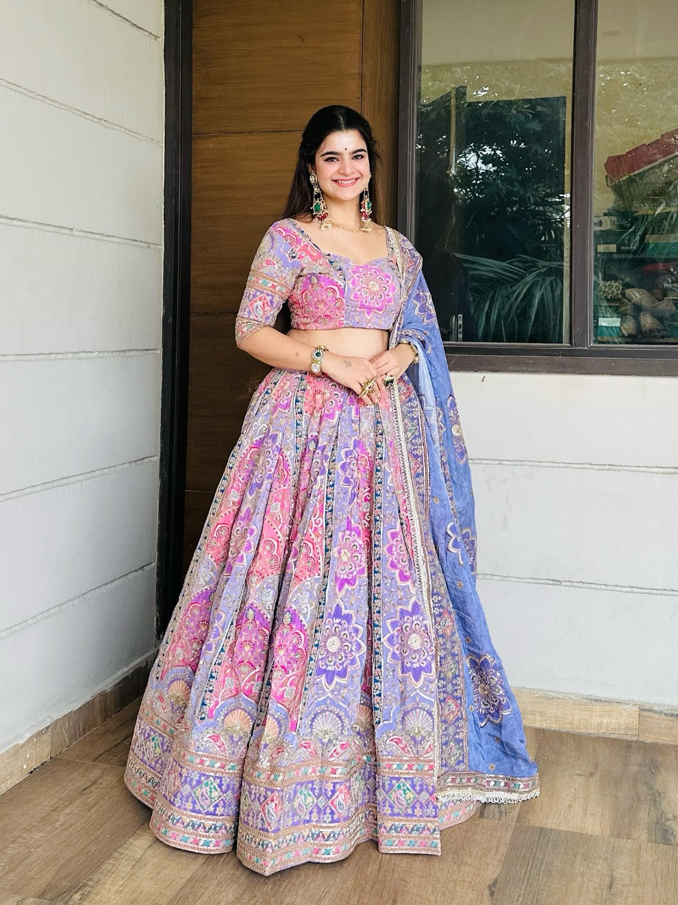 Pastel Royal Multicolor Lehenga | Radhika Boutique Exclusive