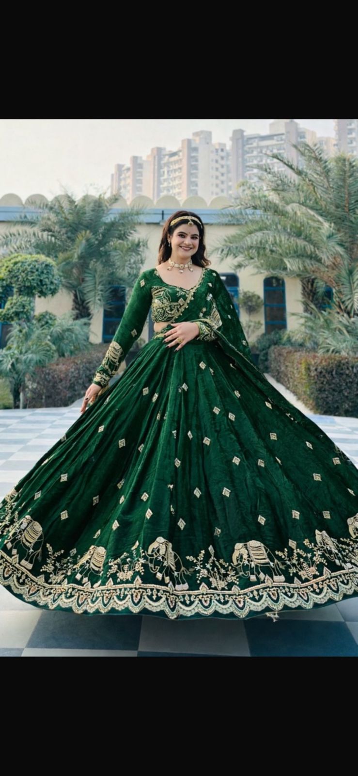 Saiyara Velvet Lehenga – Designer Wedding Lehenga in Multiple Colours