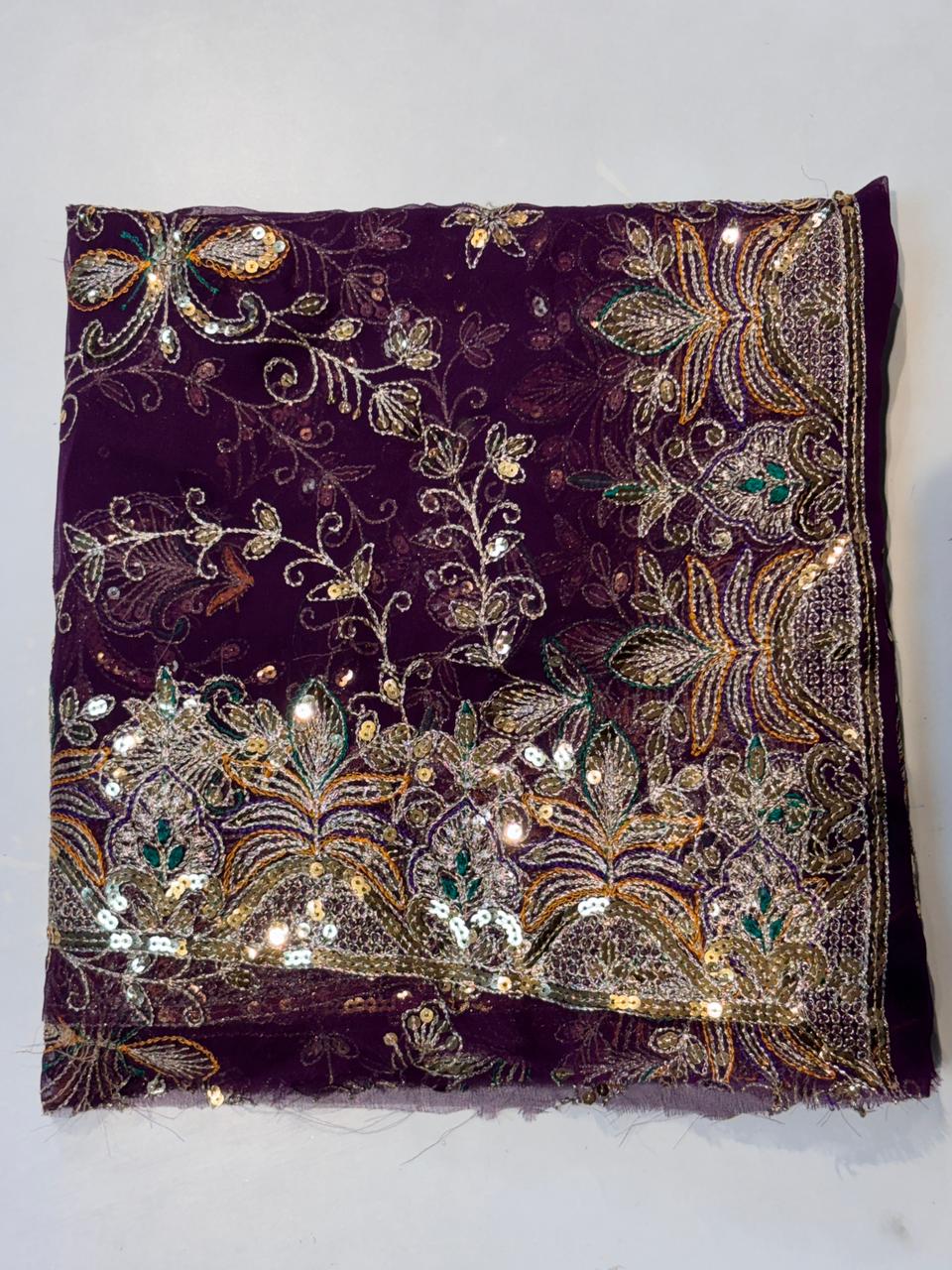 Designer Heavy Embroidered Odhni | Premium Party & Wedding Dupatta