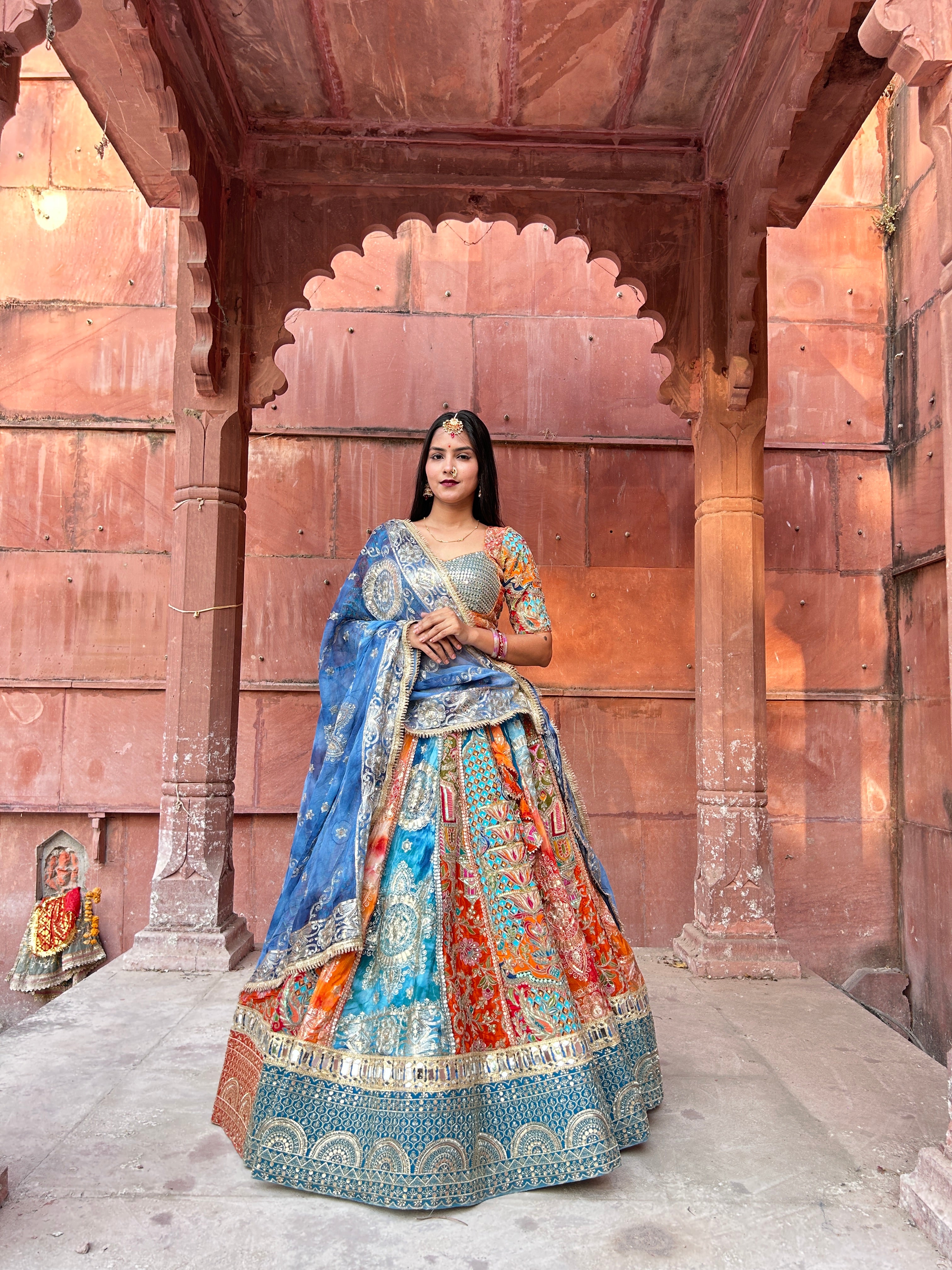 Zariya Multicolor Designer Lehenga | Royal Ethnic Wedding & Festive Wear