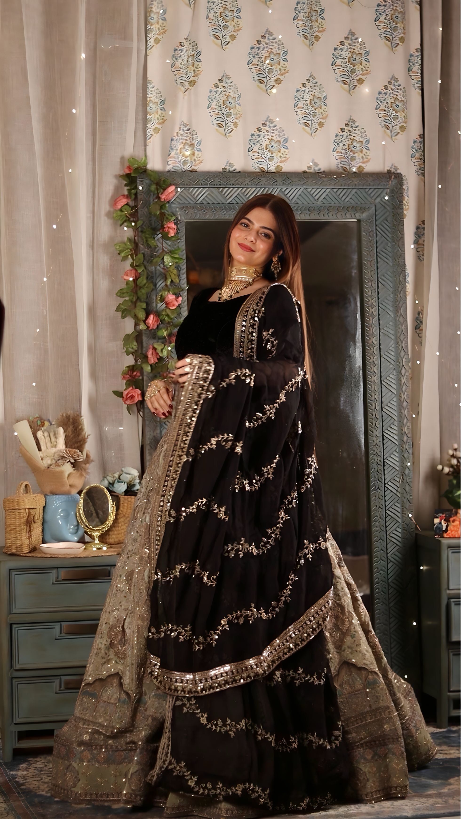 Param Sundari Bridal Lehenga Set with Pure Jardozi Work | Heavy Designer Lehenga