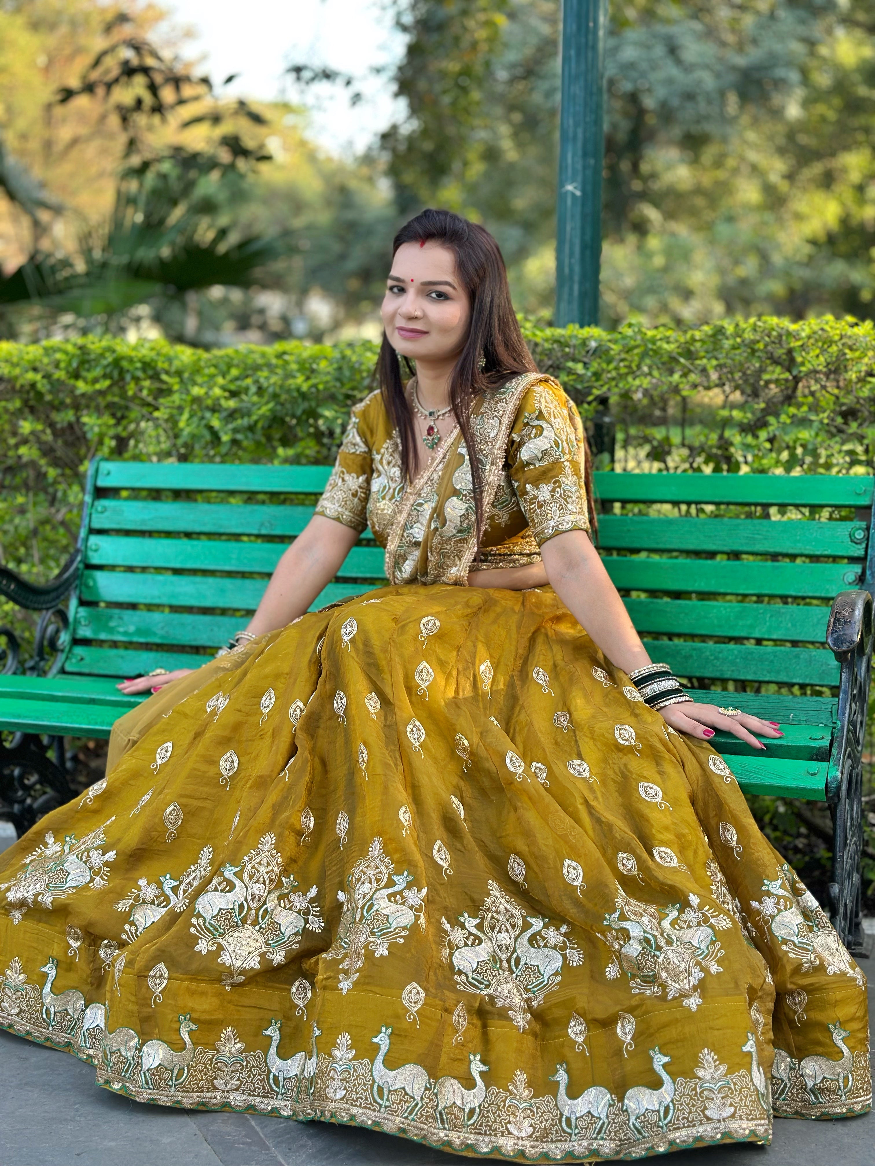 Baandi Catalog Lehenga in Femina Crush Fabric | Full Gher Party Wear Lehenga