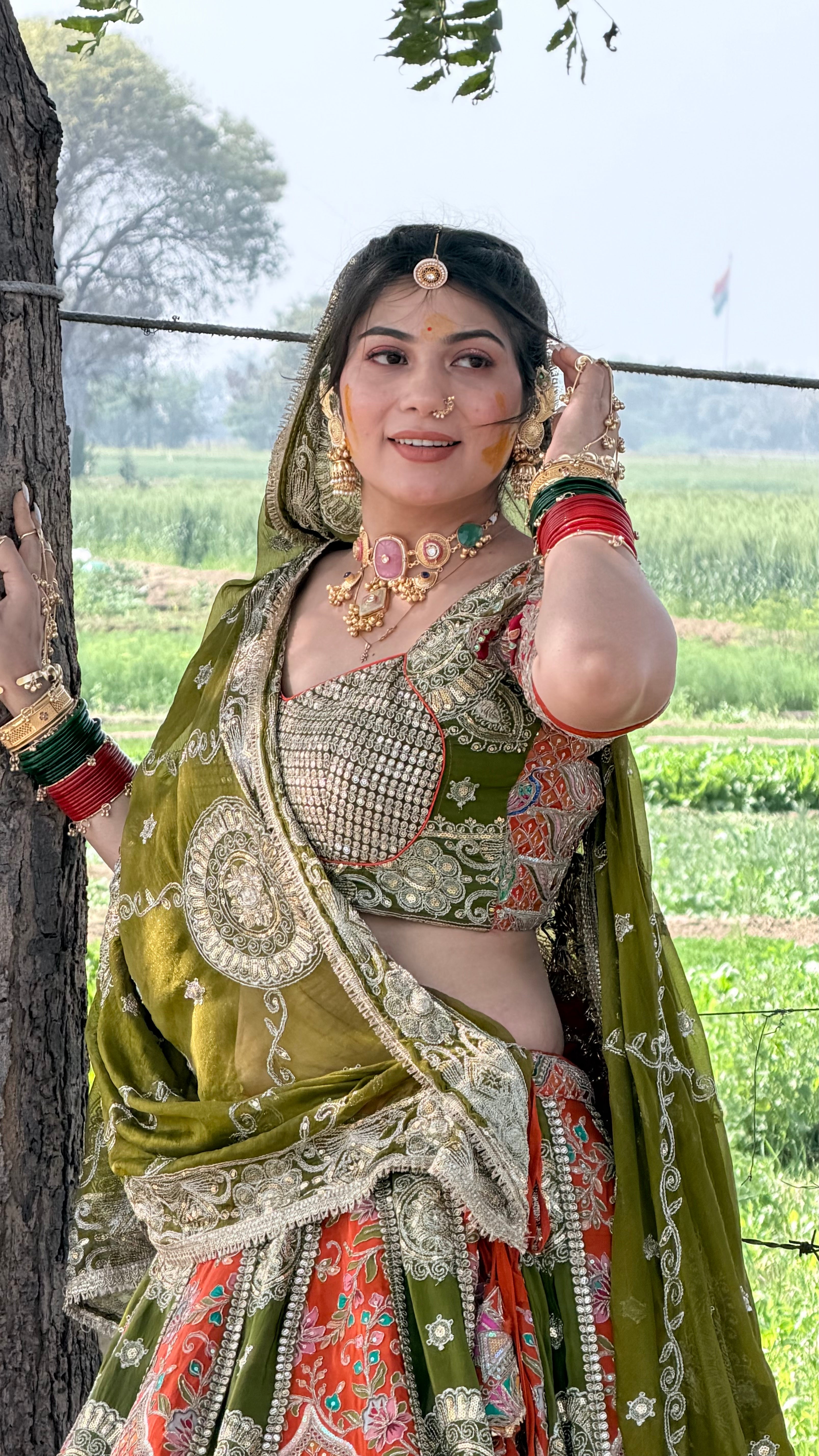 Royal Vintage Lehenga for Wedding & Festive Wear – Radhika Boutique