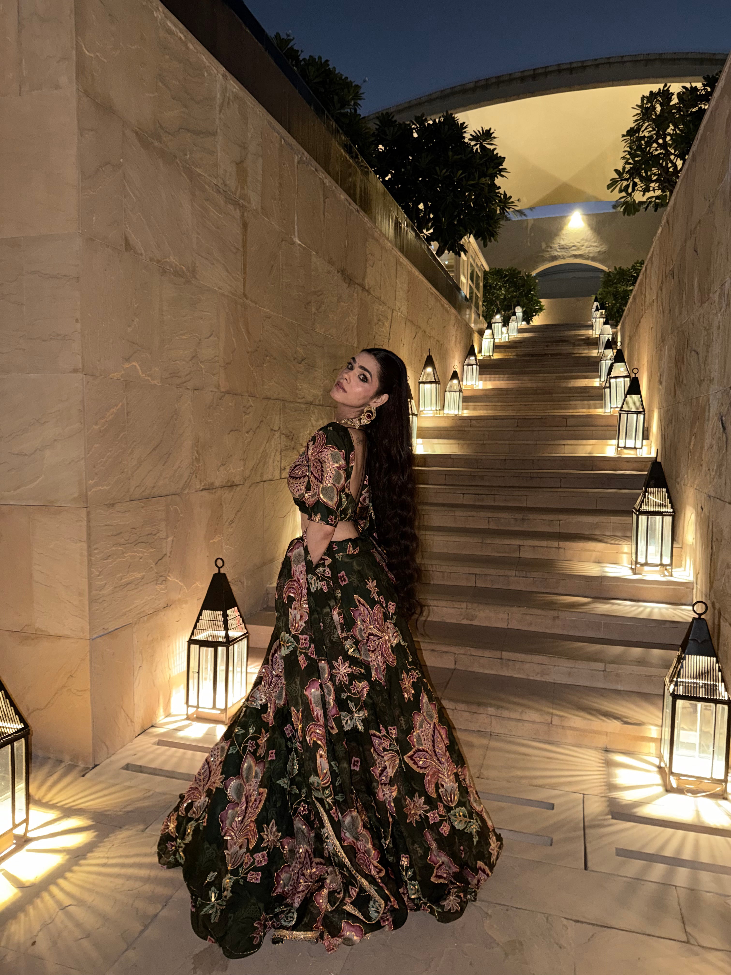 Maharani exclusive Lehenga | Premium Blue Embroidered Bridal & Wedding Wear| Radhika Boutique