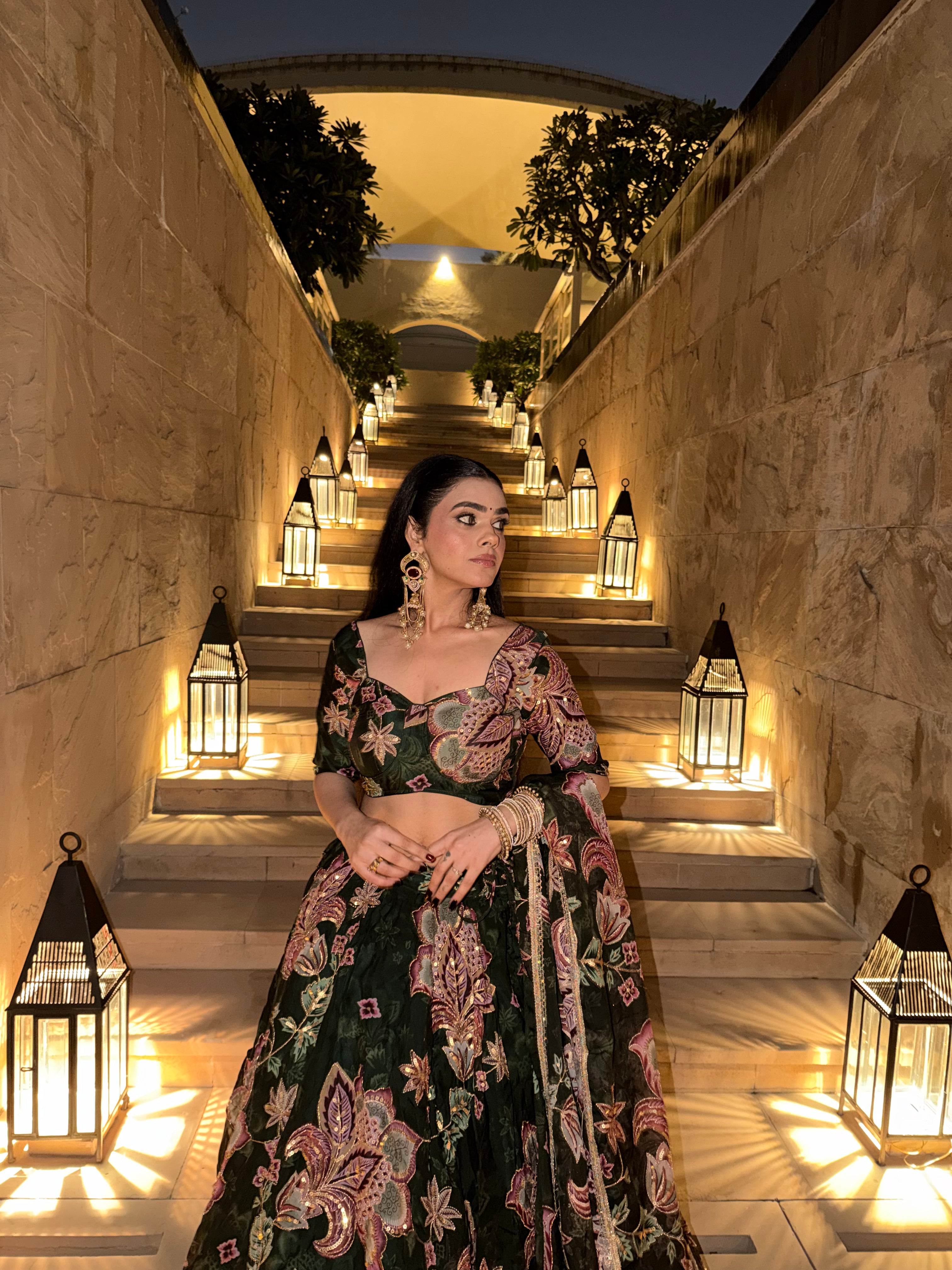 Maharani exclusive Lehenga | Premium Blue Embroidered Bridal & Wedding Wear| Radhika Boutique