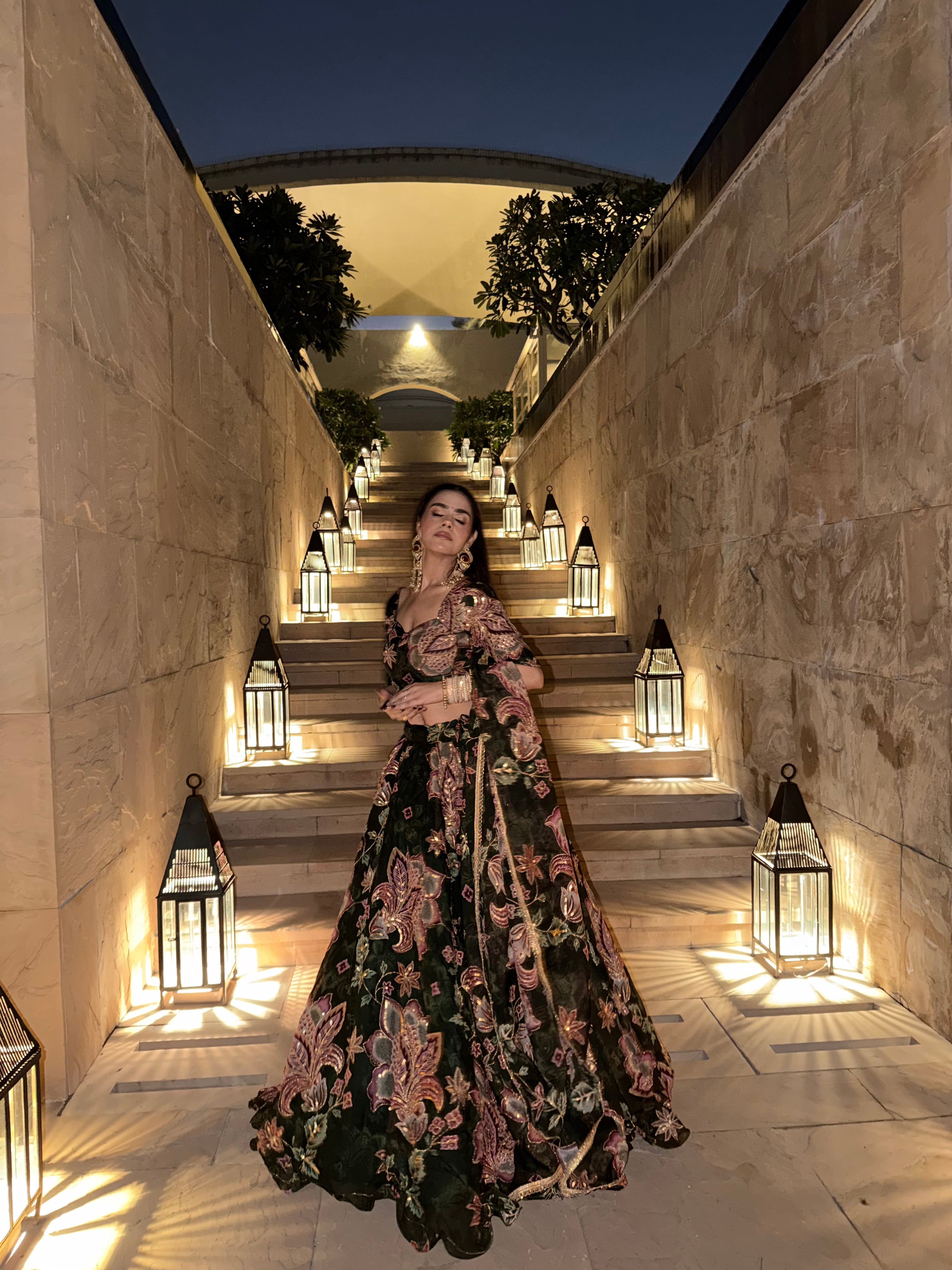 Maharani exclusive Lehenga | Premium Blue Embroidered Bridal & Wedding Wear| Radhika Boutique