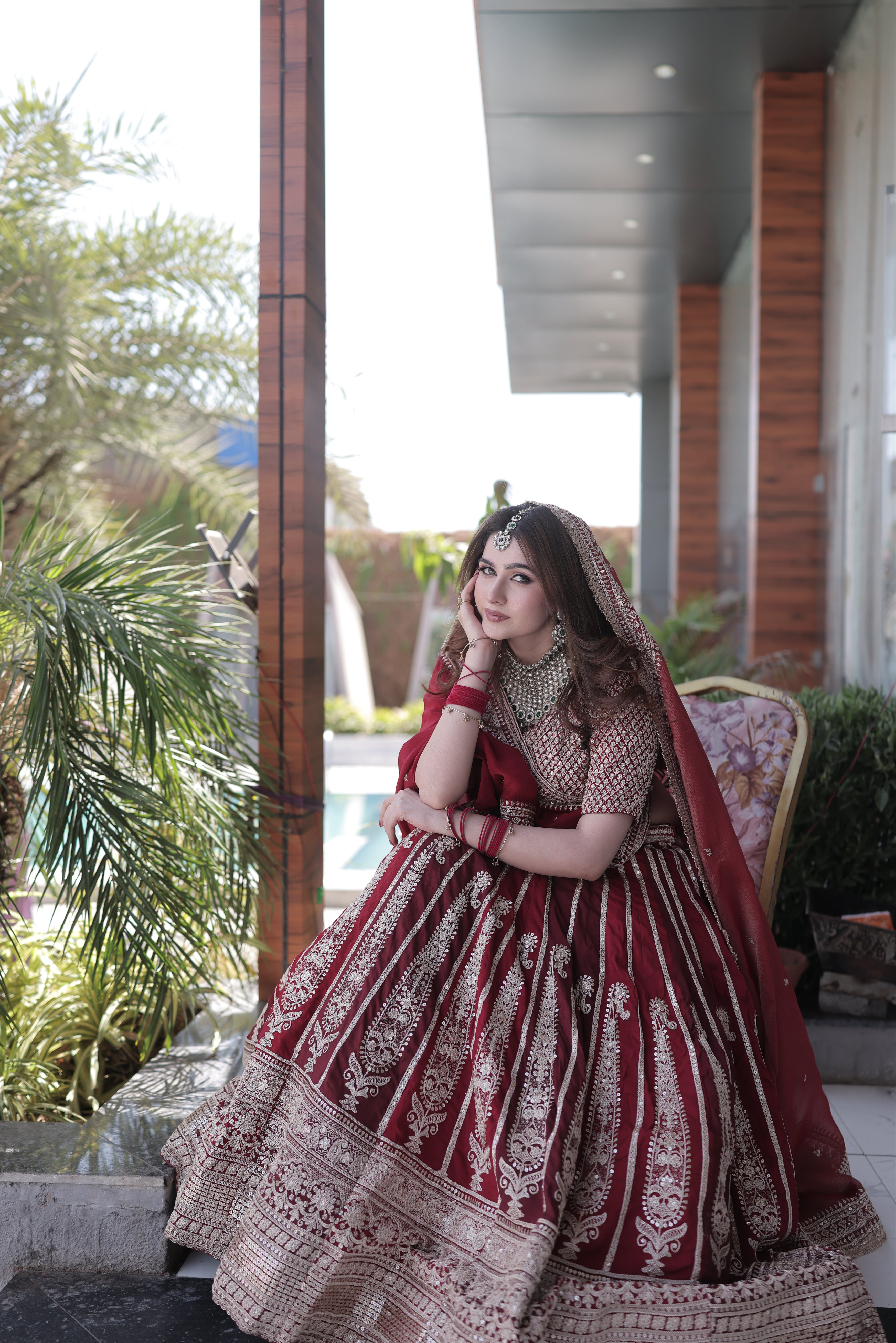 Sabyasachi Red Bridal Lehenga for Women | Heavy Embroidered Designer Wedding Lehenga