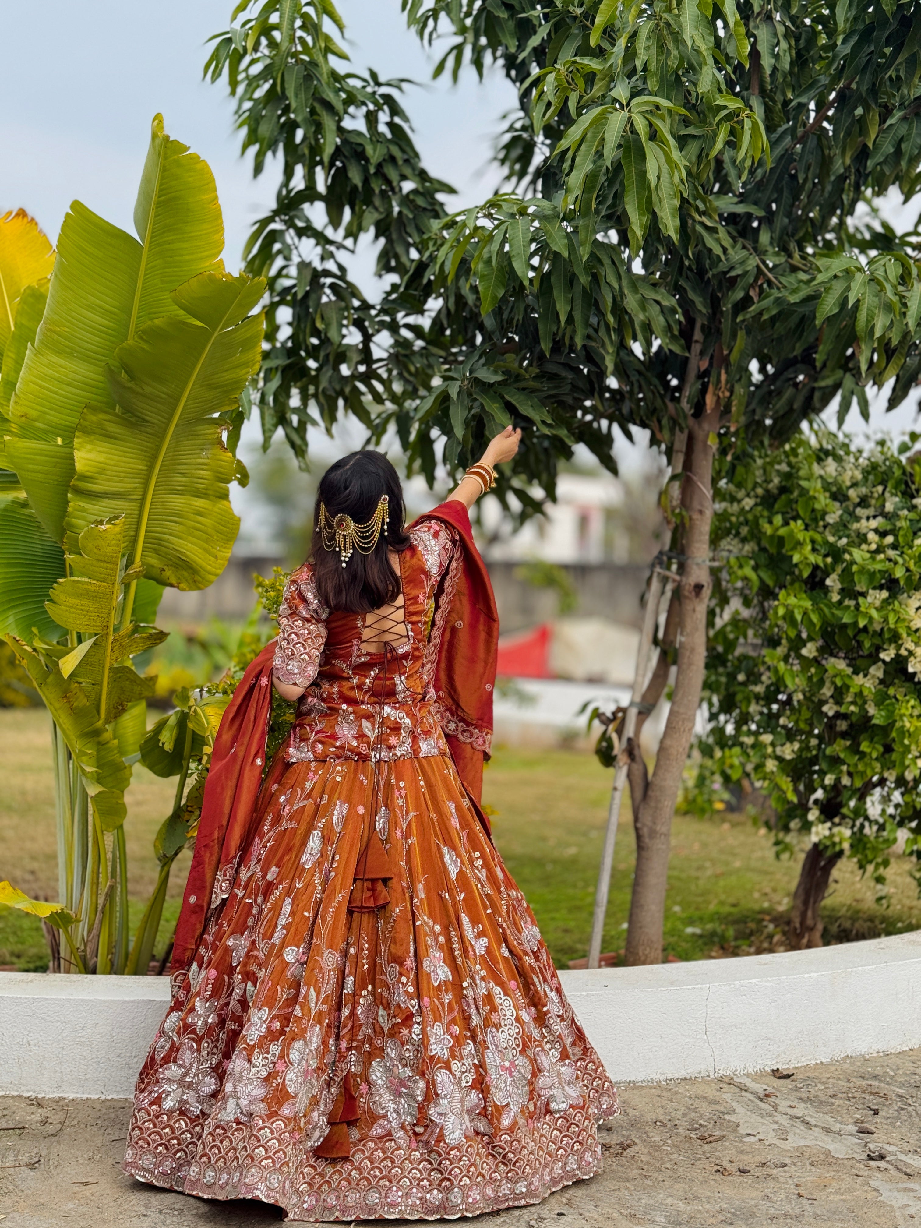 Manmohini Designer Lehenga | Heavy Handwork & Moti Work | Custom Colors