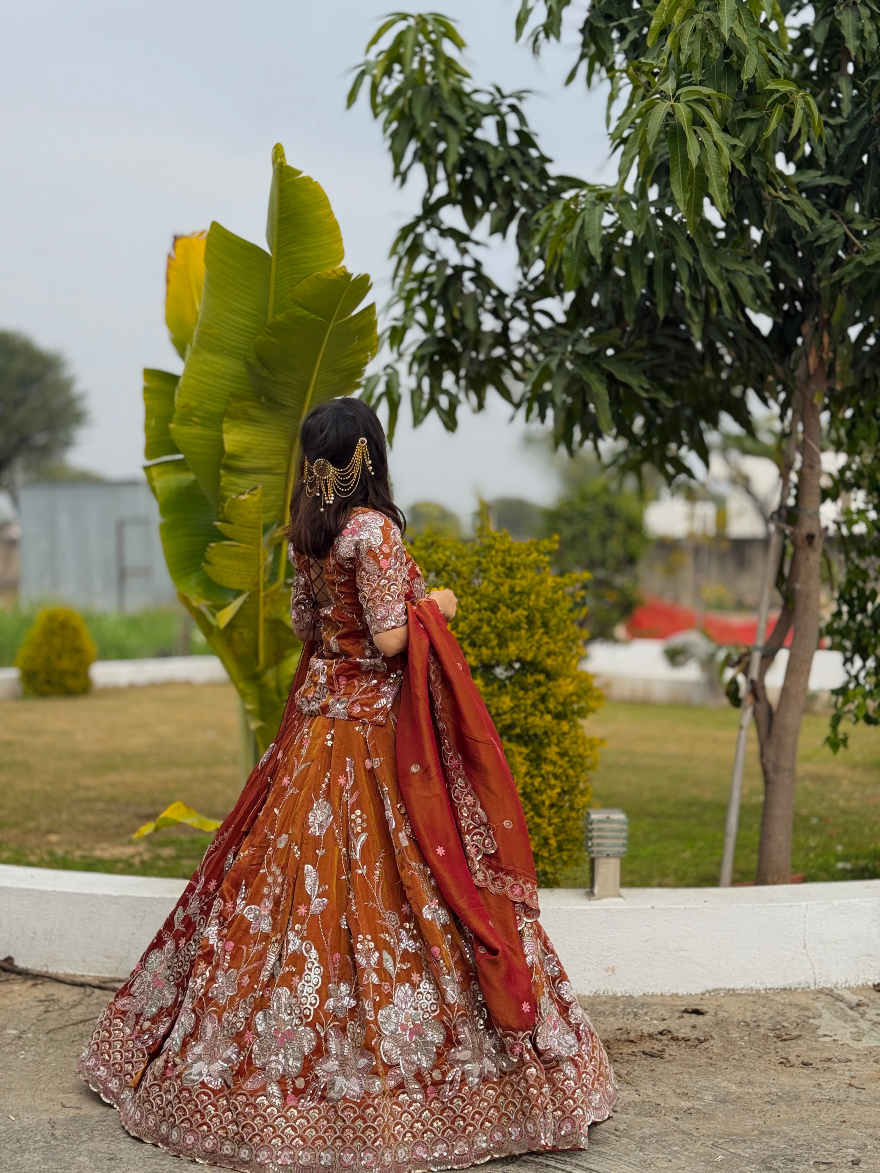 Manmohini Designer Lehenga | Heavy Handwork & Moti Work | Custom Colors