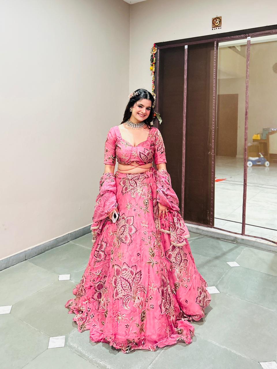 Mahajan Exclusive Designer Pink Lehenga | Premium Heavy Handwork | Radhika Boutique