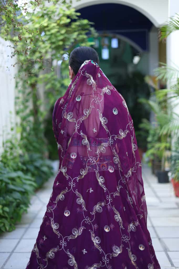 Purple Heavy Embroidered  Lehenga | Designer Wedding Wear | Radhika Boutique