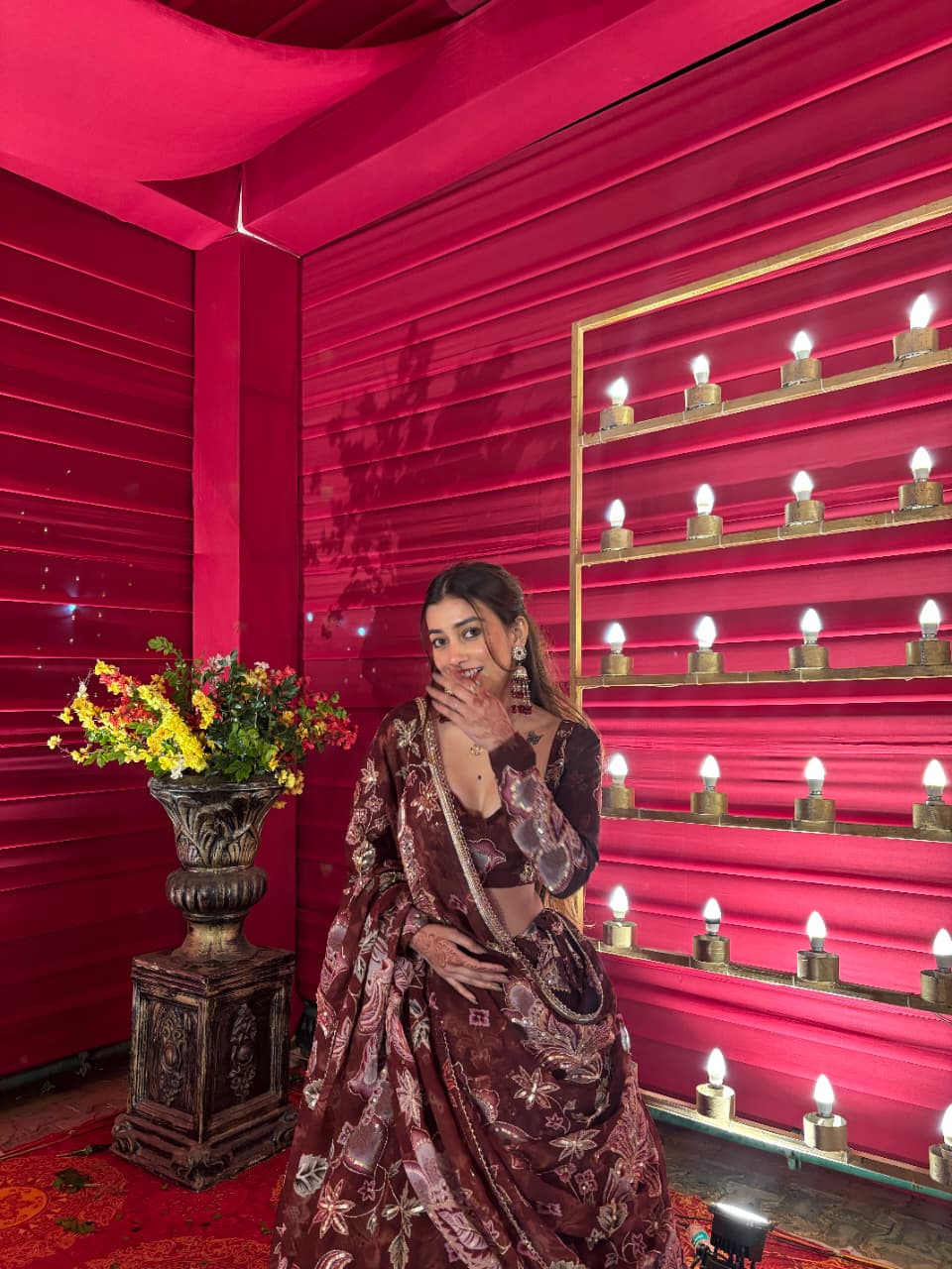 Designer Maroon Embroidered Lehenga | Premium Wedding & Festive Wear Collection| Radhika Boutique