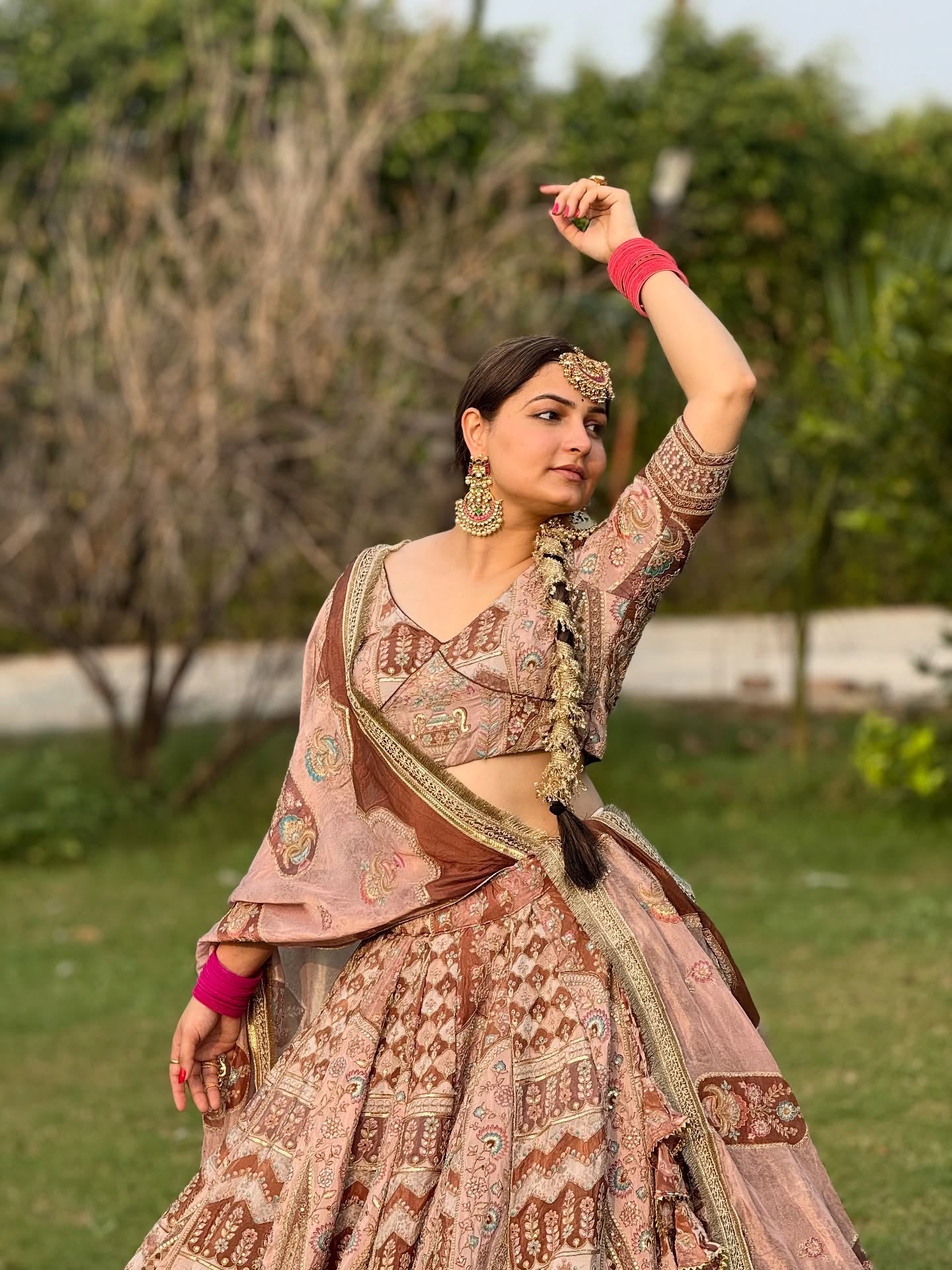 Designer Pastel Pink  Lehenga | Heavy Embroidery Work | Radhika Boutique