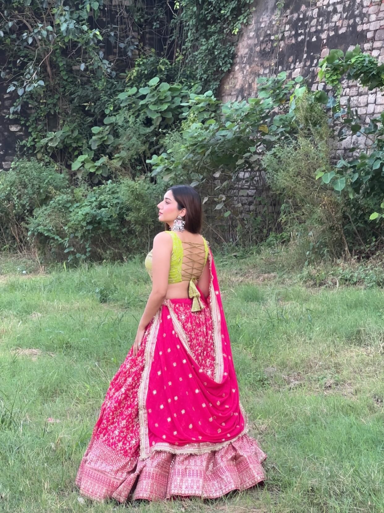 Floral Embroidered Pink Lehenga | Premium Festive Wear | Radhika Boutique