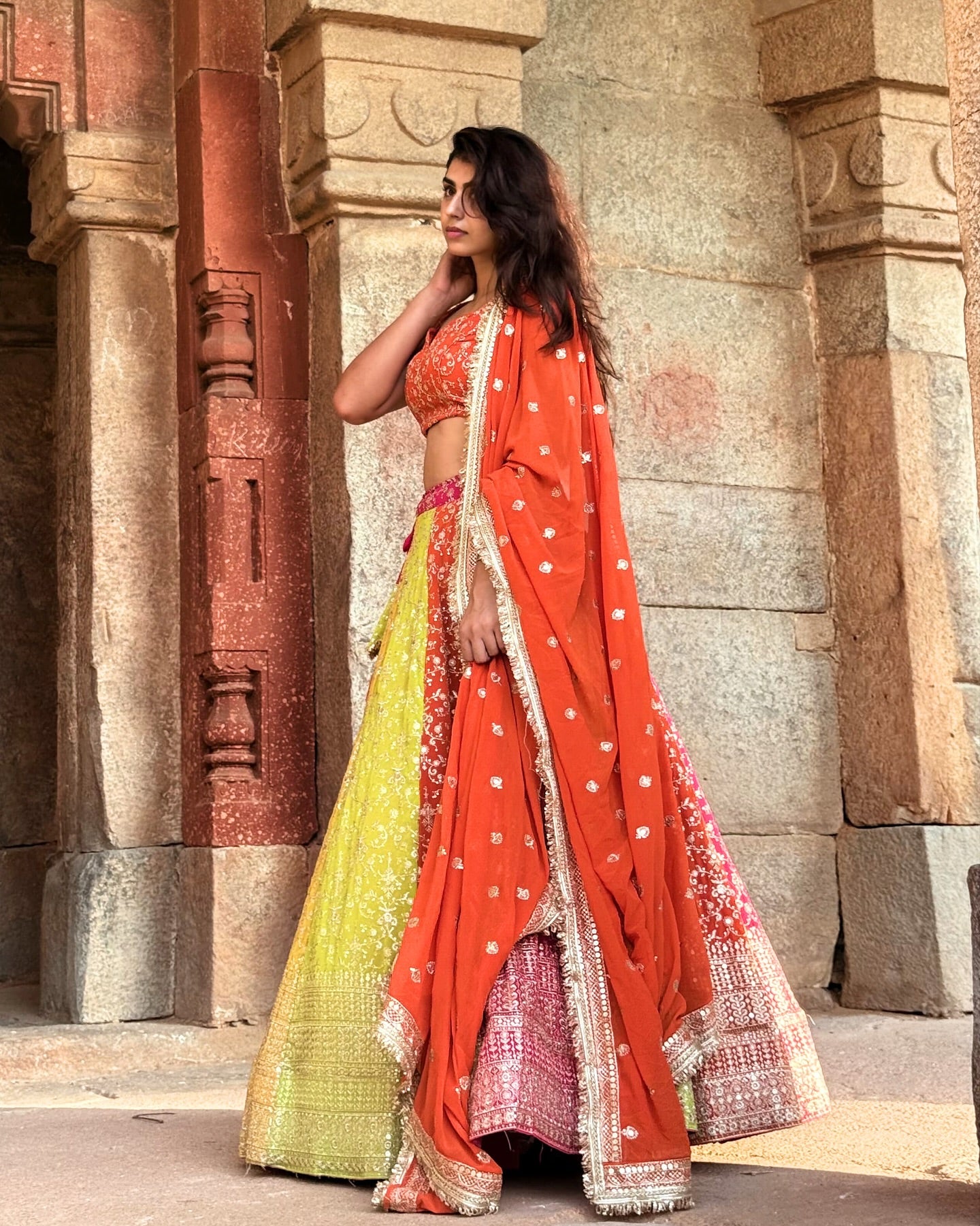 Multicolor Designer Lehenga for Girls |  Festive Wear | Radhika Boutique
