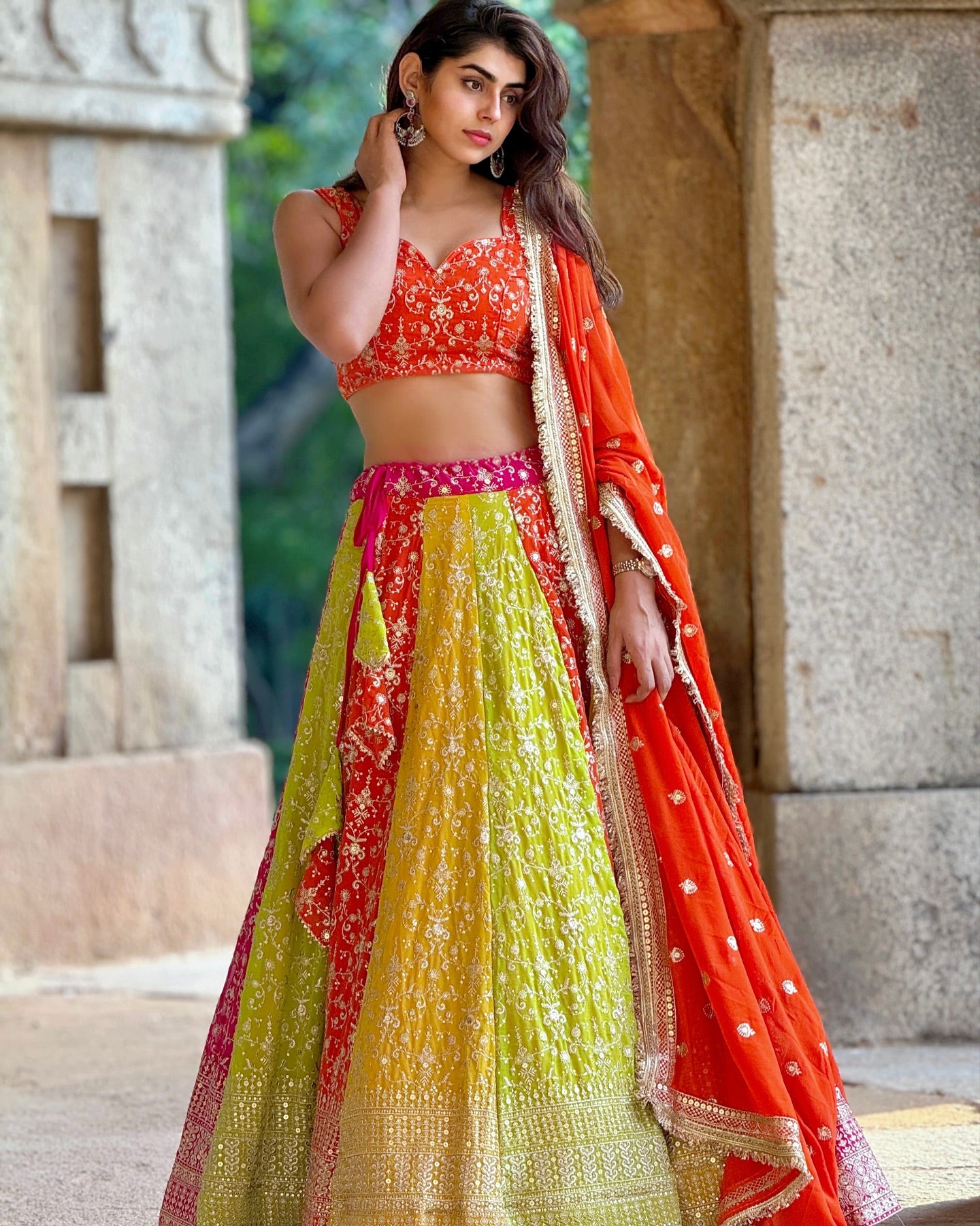 Multicolor Designer Lehenga for Girls |  Festive Wear | Radhika Boutique
