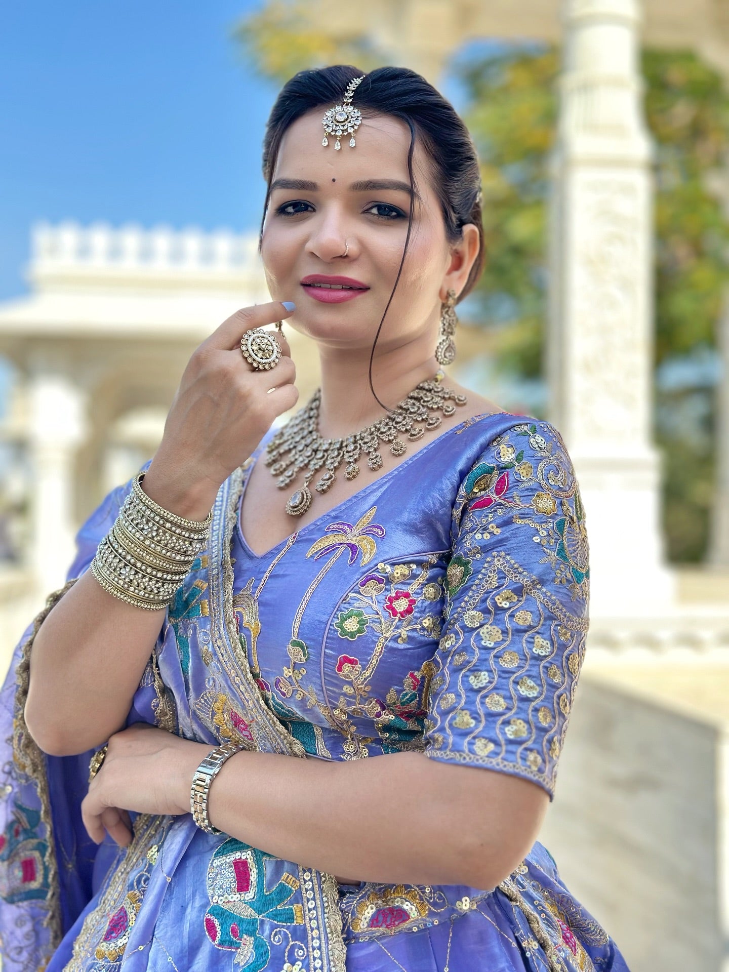 Mohini designer Lehenga | Premium Blue Embroidered Bridal & Wedding Wear| Radhika Boutique