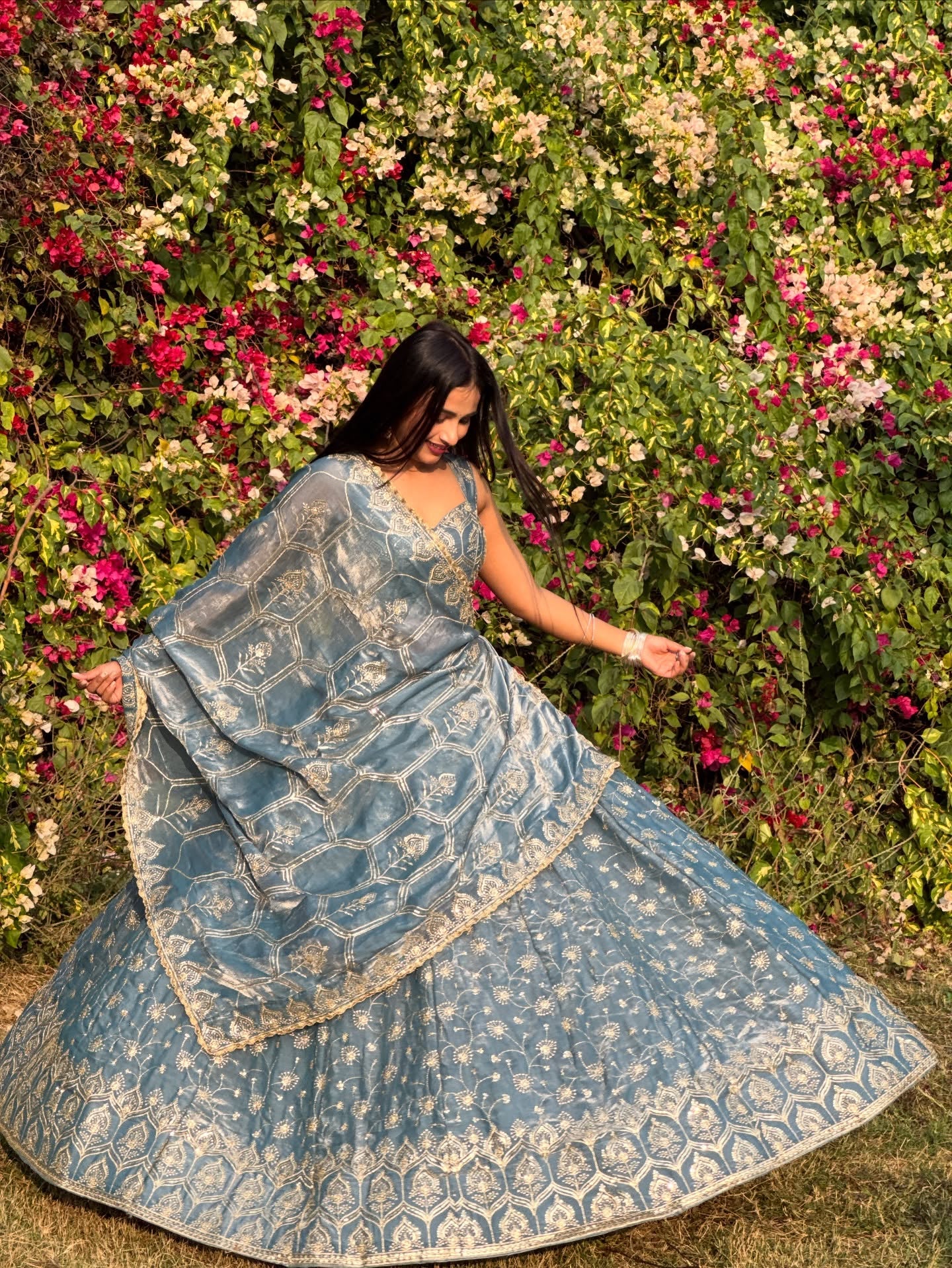 Premium Pure Fabric Lehenga with Heavy Work & Can-Can Flair | Radhika Boutique