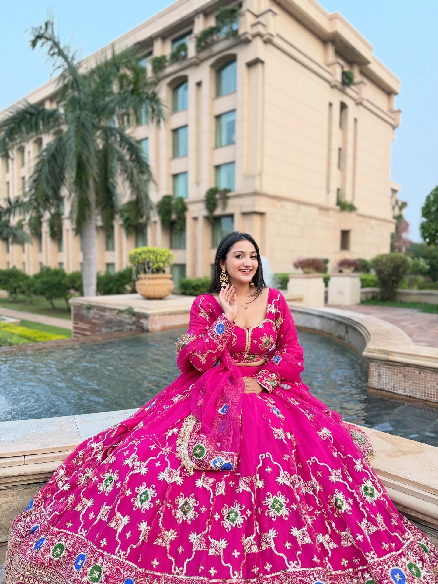 Pink Heavy Embroidered Lehenga for Weddings | Designer Wear | Radhika Boutique