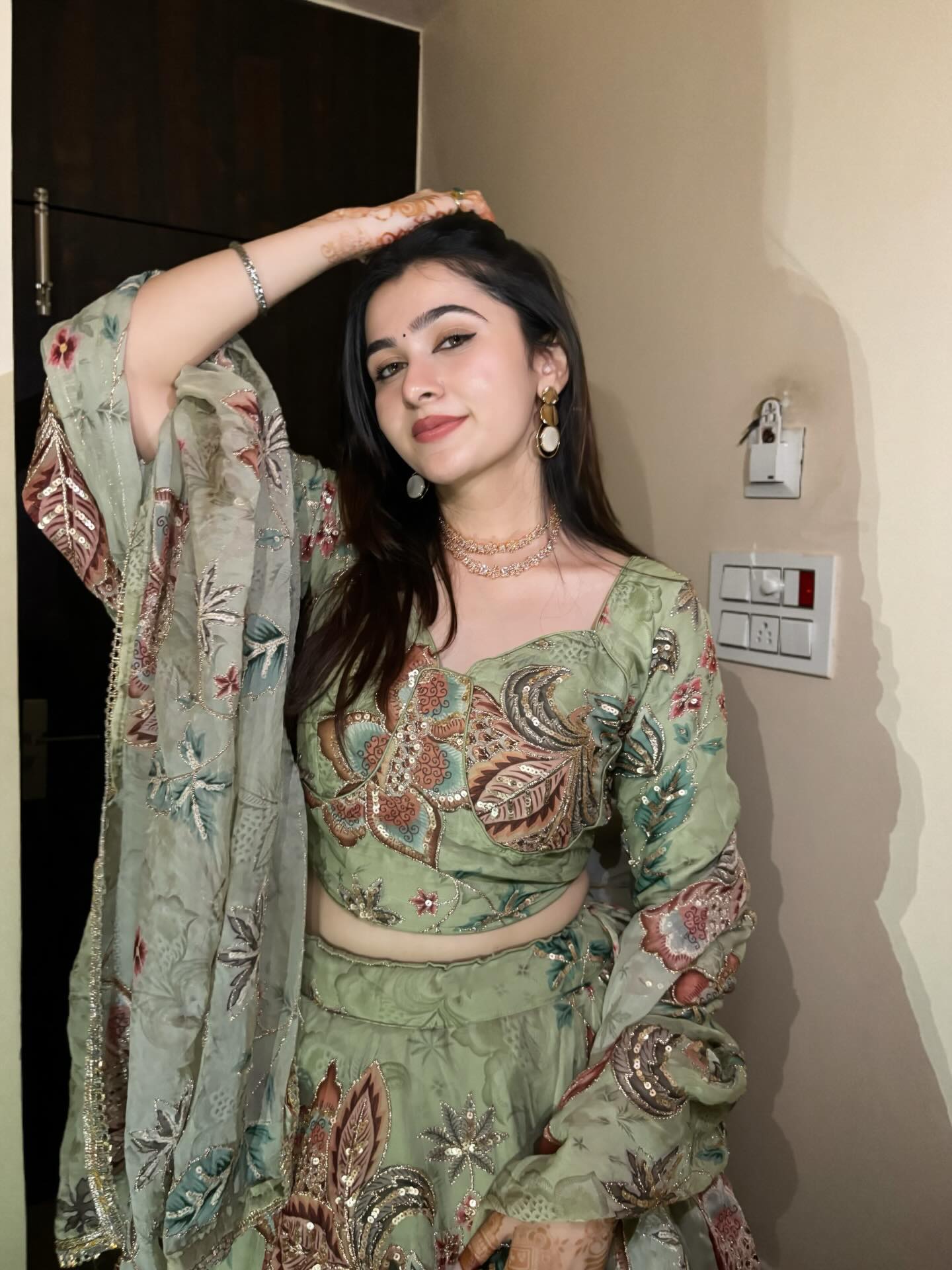 Maharani exclusive Lehenga | Premium green Embroidered | Radhika Boutique