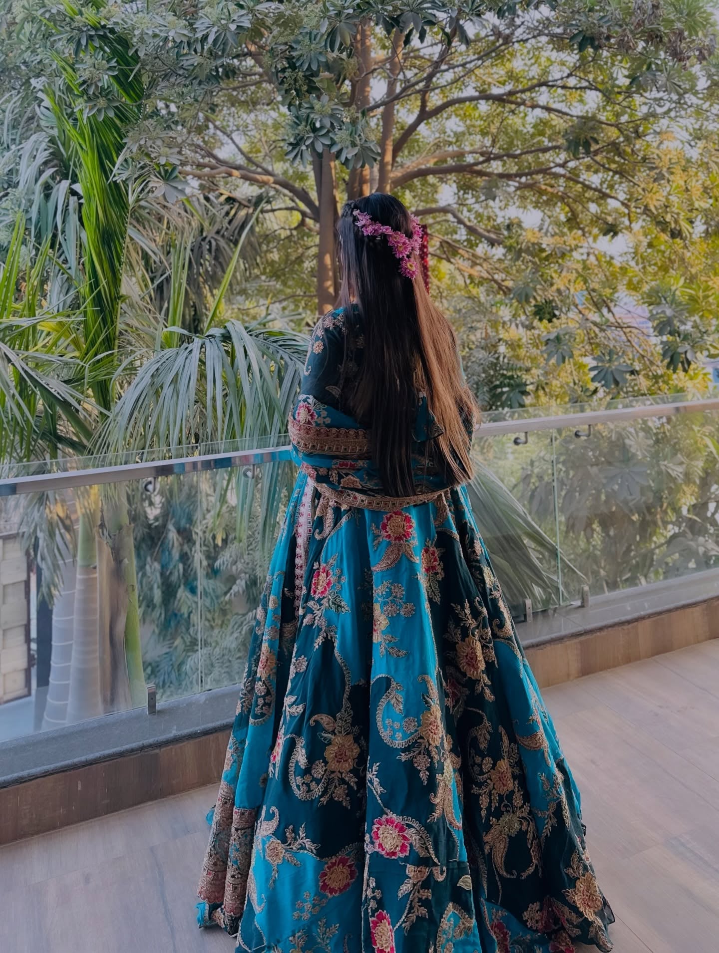 Sonpari Design Lehenga | Premium Blue Embroidered Bridal & Wedding Wear| Radhika Boutique