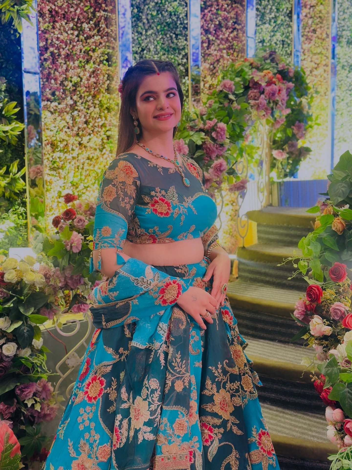 Sonpari Design Lehenga | Premium Blue Embroidered Bridal & Wedding Wear| Radhika Boutique