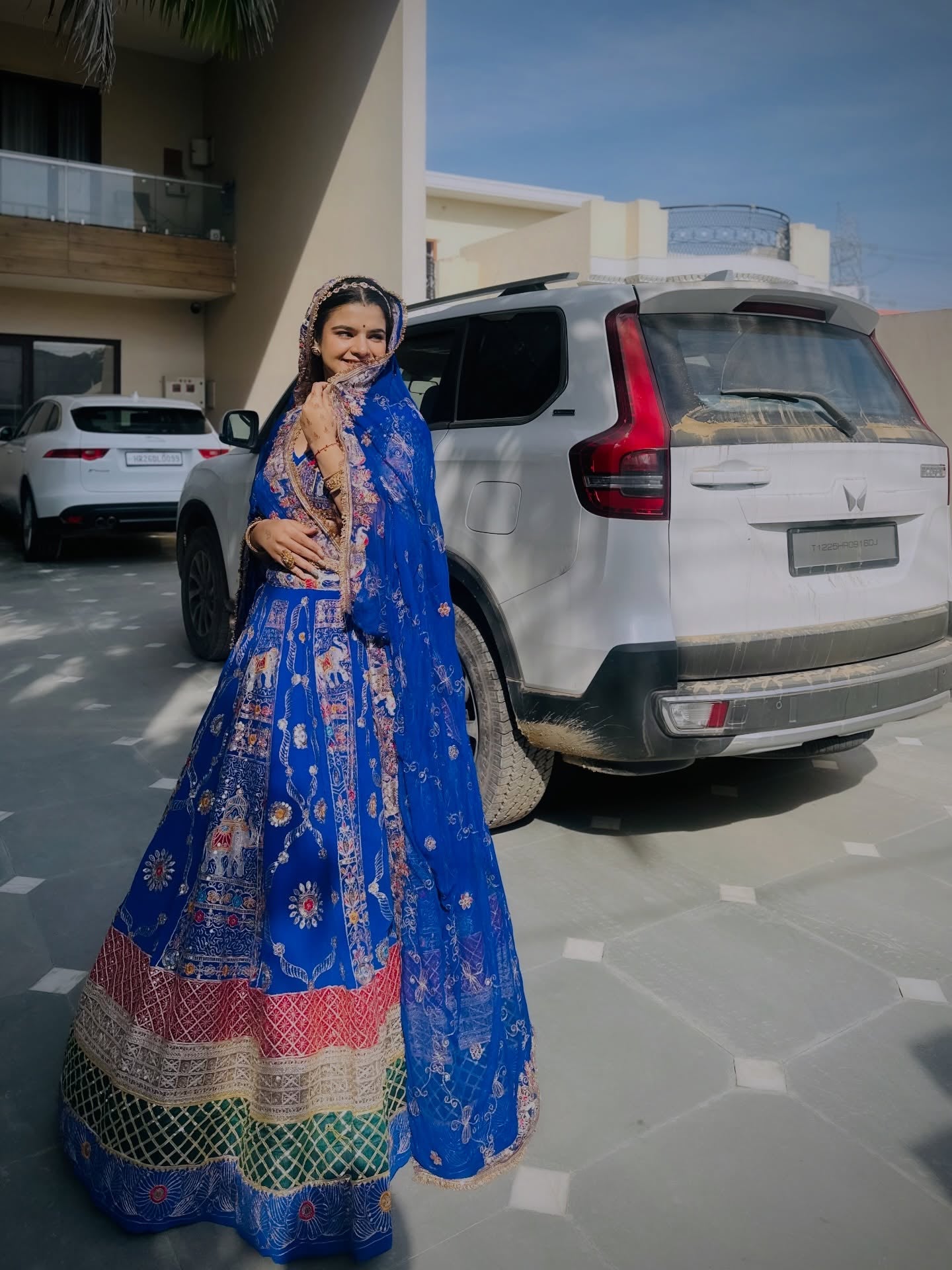 gajgamini Blue Pittan Work Lehenga | weeding wear – Radhika Boutique